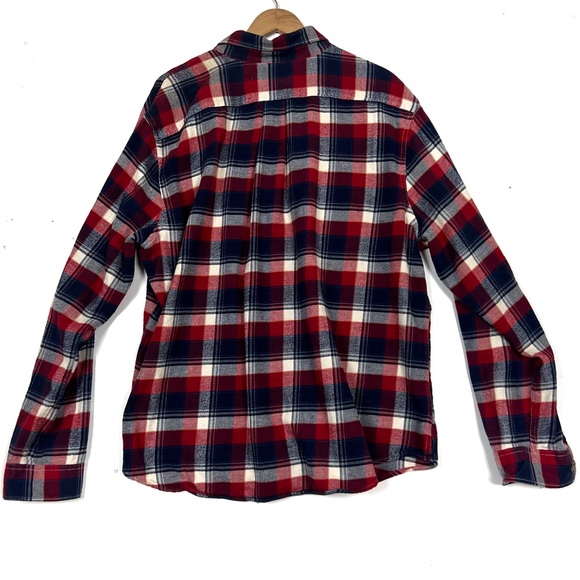 Merona Mens Button Down Front Flannel Sz XXL 100% Cotton - Picture 5 of 8
